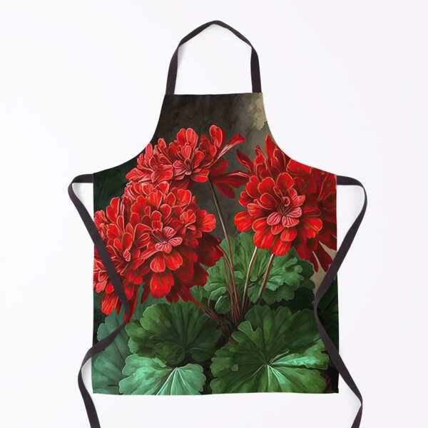 Item preview, Red Geranium Flowers designed and sold by Vanover Designs.