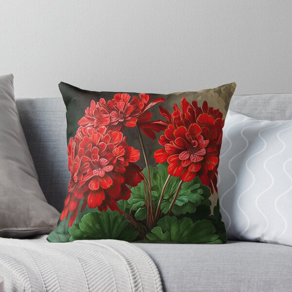 Item preview, Red Geranium Flowers  designed and sold by Vanover Designs.