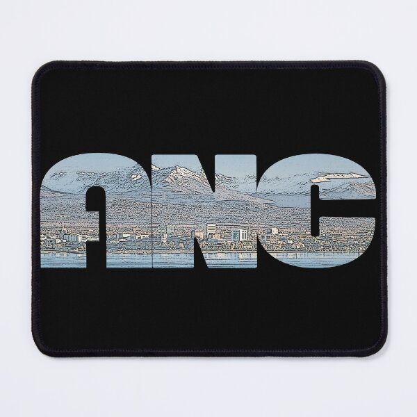Item preview, Anchorage, Alaska ANC Cityscape designed and sold by CrabbyLobster.