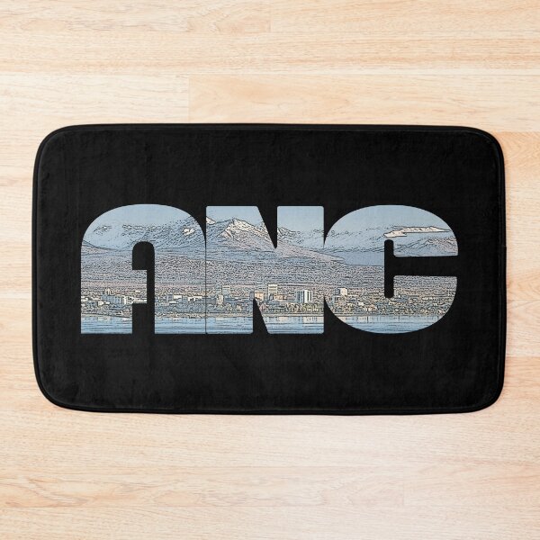 Item preview, Anchorage, Alaska ANC Cityscape designed and sold by CrabbyLobster.