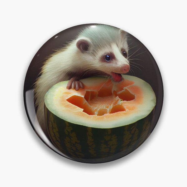 Artikelvorschau, The Ferrets Debacle with a Melon Digital Painting entworfen und verkauft von CodeAndColors.