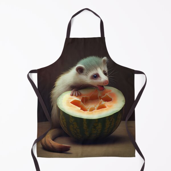 Artikelvorschau, The Ferrets Debacle with a Melon Digital Painting entworfen und verkauft von CodeAndColors.