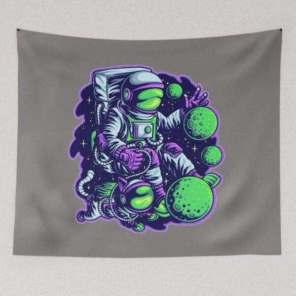 Item preview, cosmonaut astronaut spaceman Travel to solar system designed and sold by AssamFT.