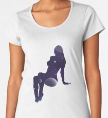 Woman Silhouette Women's Premium T-Shirt