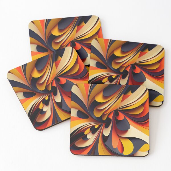 Item preview, Dazzling Irregular Dynamic Minimalist Pattern Digital Painting designed and sold by CodeAndColors.