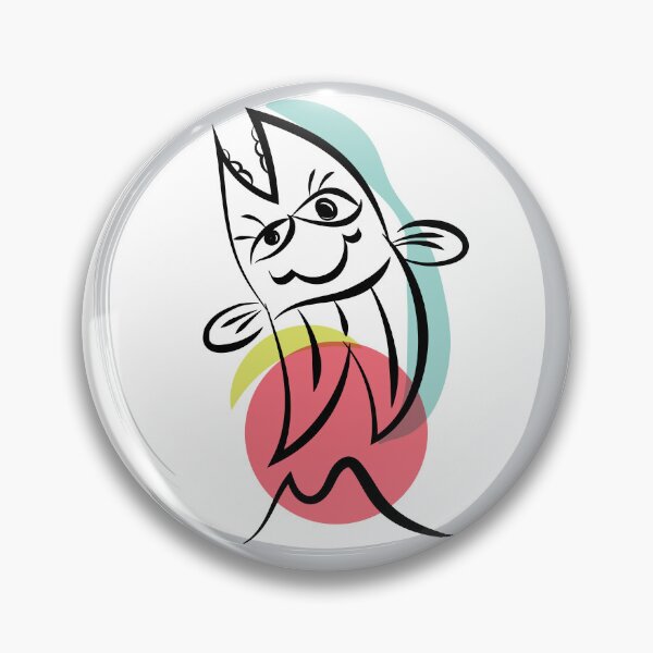 Item preview, fishCAT and zen - a cat and a fish designed and sold by metadorcreative.