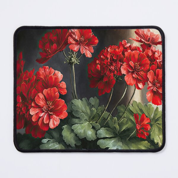 Item preview, Red Geranium Flowers designed and sold by Vanover Designs.