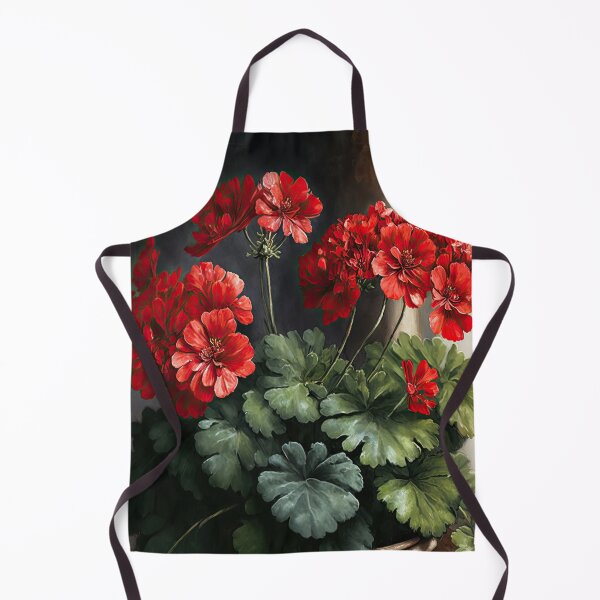 Item preview, Red Geranium Flowers designed and sold by Vanover Designs.
