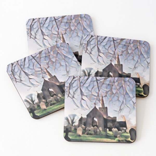 Item preview, The Old Church in Buckfastleigh designed and sold by Bluelizzy.
