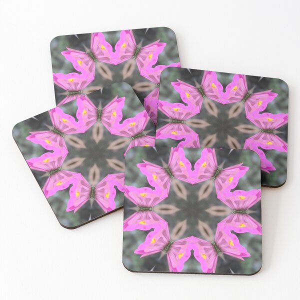 Item preview, Zinnia Flower Butterfly Kaleidoscope Pattern (Seamless) 1 designed and sold by Swabcraft.