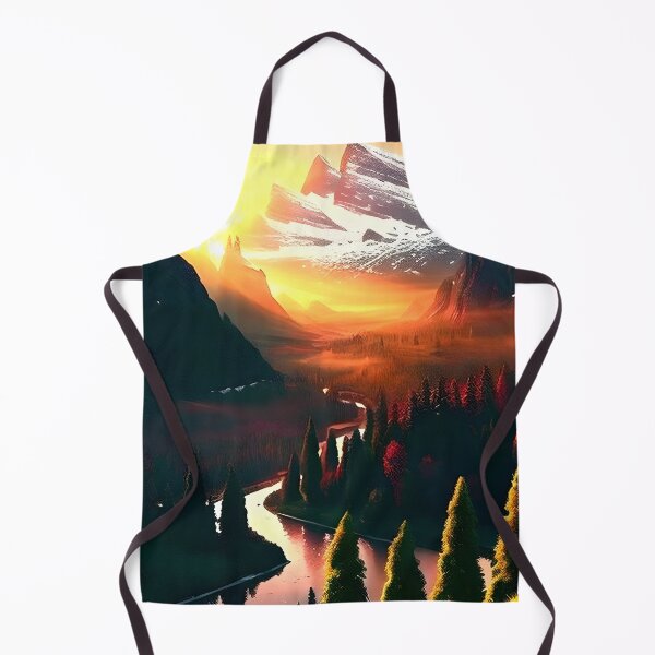 Item preview, Minimalistic River Valley Art designed and sold by supeart.