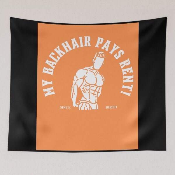 Item preview, MY BACKHAIR PAYS RENT 4 designed and sold by builditdefendit.