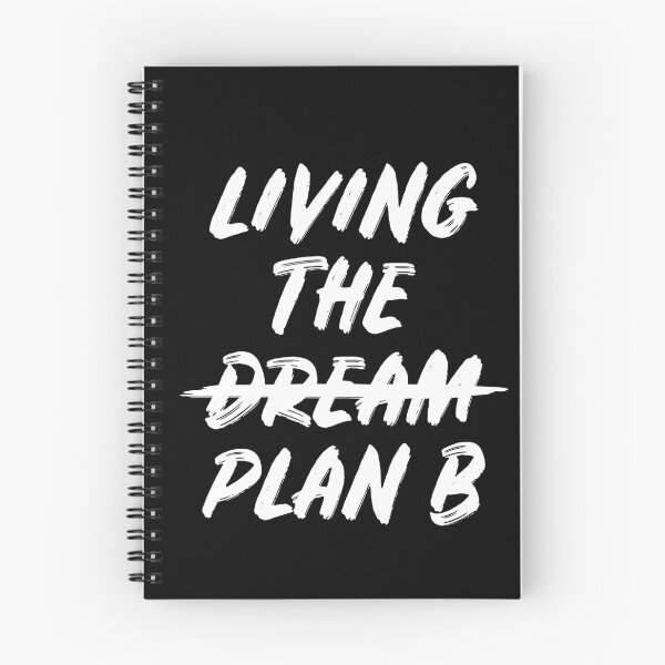 Item preview, Living Plan B. Inspirational quote designed and sold by SweetLog.