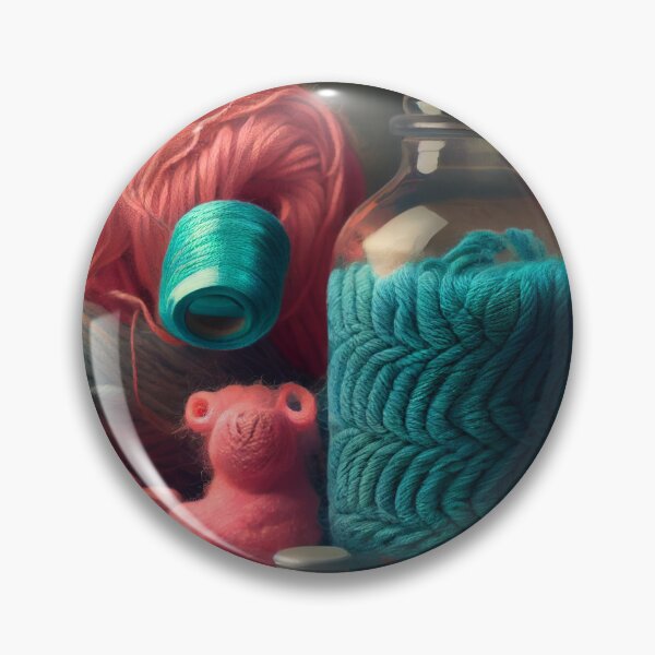 Artikelvorschau, Yarn Coral and the Bottle Digital Painting entworfen und verkauft von CodeAndColors.