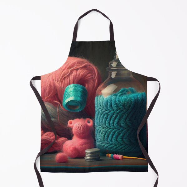 Artikelvorschau, Yarn Coral and the Bottle Digital Painting entworfen und verkauft von CodeAndColors.