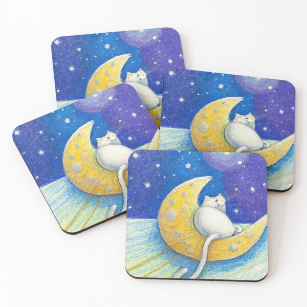 Item preview, Cat on the moon. designed and sold by Blue  Dragon.