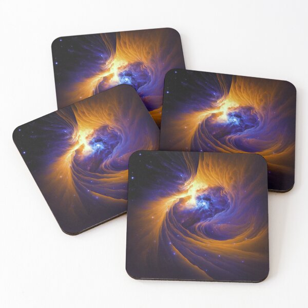 Item preview, Gold and Blue Swirl Nebula designed and sold by Healio2.