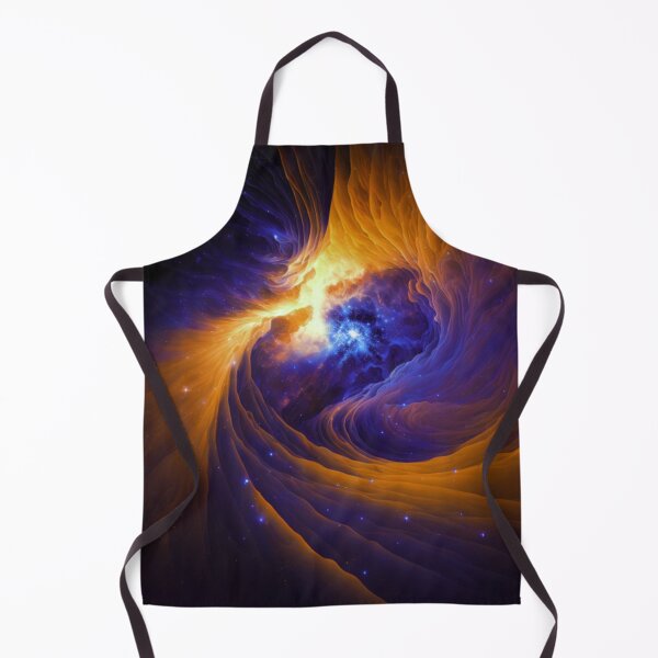 Item preview, Gold and Blue Swirl Nebula designed and sold by Healio2.