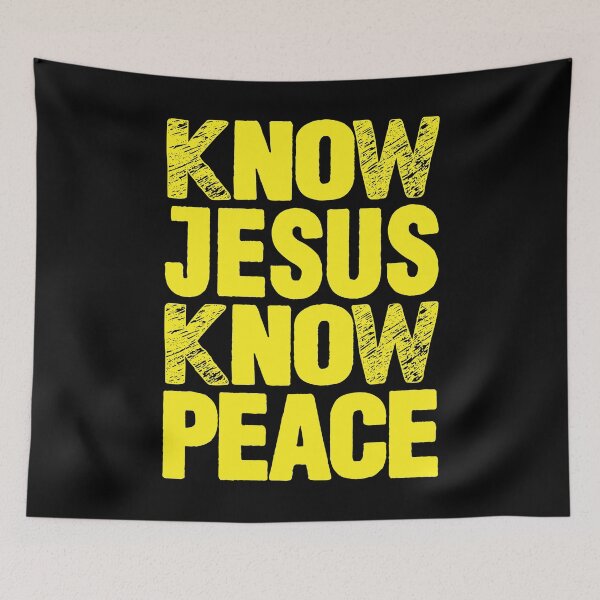 Item preview, Know Jesus Know Peace designed and sold by plushism.