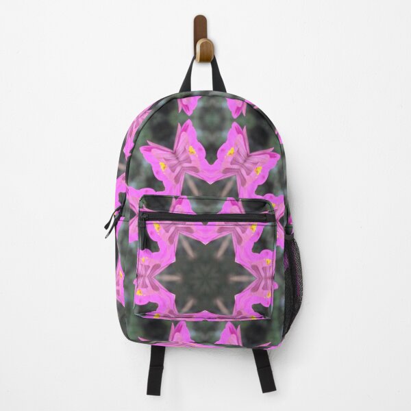 Item preview, Zinnia Flower Butterfly Kaleidoscope Pattern (Seamless) 2 designed and sold by Swabcraft.