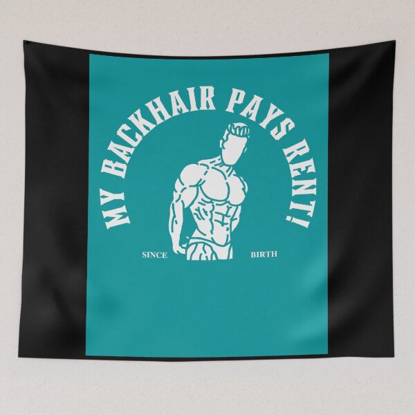 Item preview, MY BACKHAIR PAYS RENT 6 designed and sold by builditdefendit.