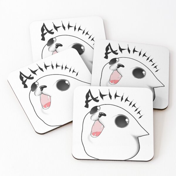 Item preview, AHHH White Cat designed and sold by KittiCutti.