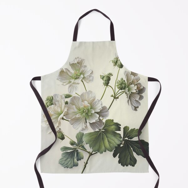 Item preview, White Geranium Flowers designed and sold by Vanover Designs.