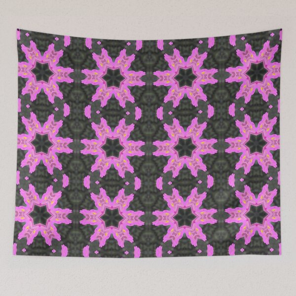 Item preview, Zinnia Flower Butterfly Kaleidoscope Pattern (Seamless) 3 designed and sold by Swabcraft.