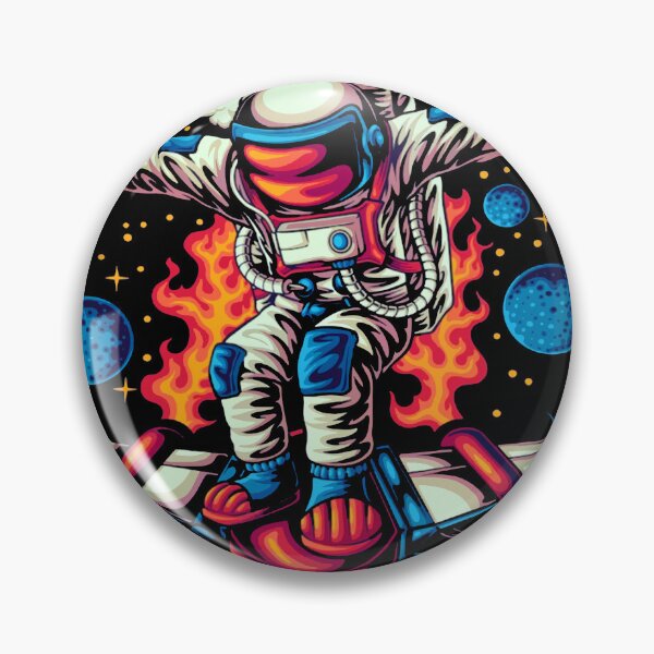 Item preview, Spaceman Skateboard astronaut Solar system outer Travel designed and sold by AssamFT.
