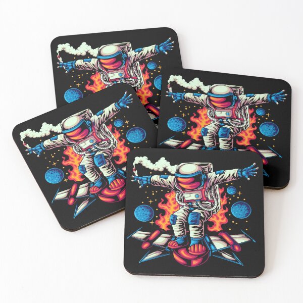 Item preview, Spaceman Skateboard astronaut Solar system outer Travel designed and sold by AssamFT.