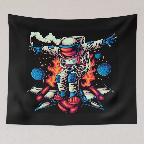 Item preview, Spaceman Skateboard astronaut Solar system outer Travel designed and sold by AssamFT.