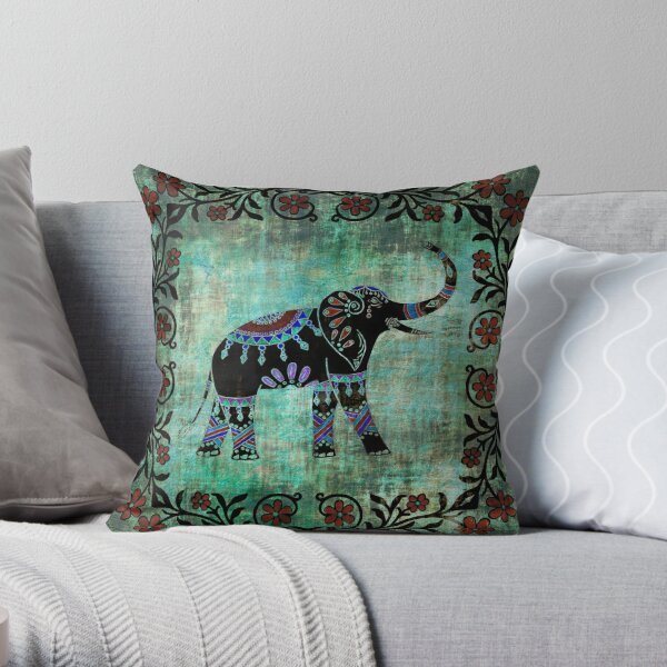 decorative pillows colorful animal elephant cushion cover US SELLER 