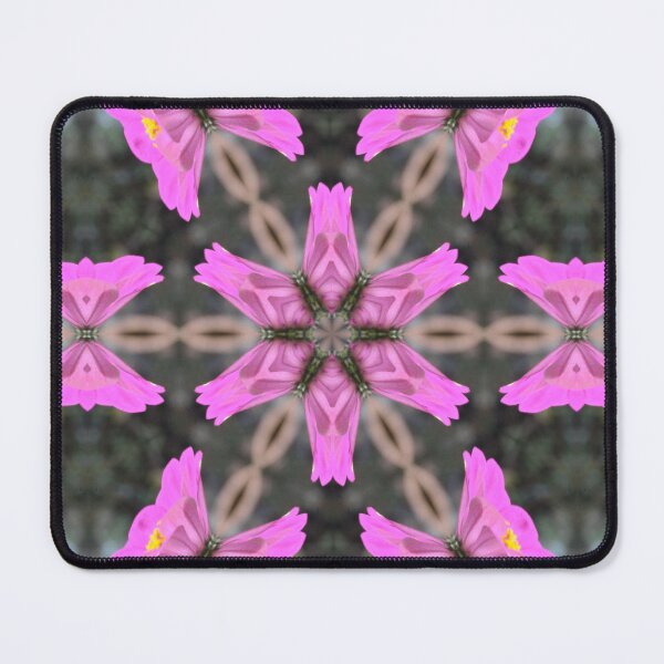 Item preview, Zinnia Flower Butterfly Kaleidoscope Pattern (Seamless) 4 designed and sold by Swabcraft.