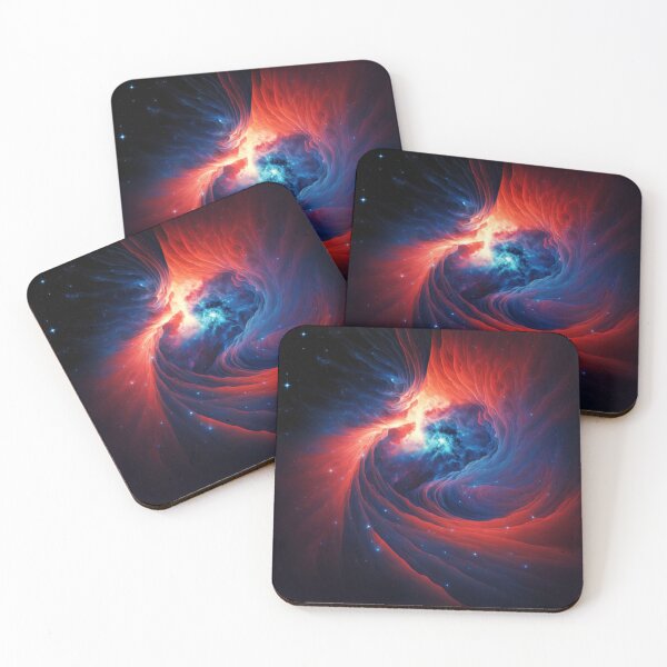 Item preview, Red and Blue Swirl Nebula designed and sold by Healio2.