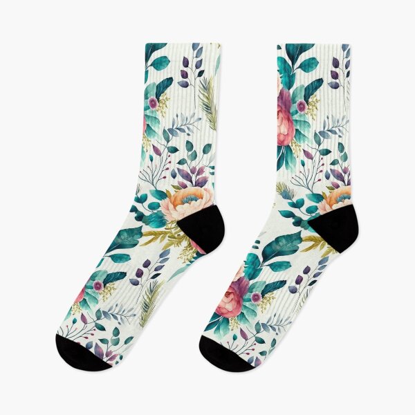 Aperçu de l'œuvre Motif floral sans couture avec feuilles de magnolia. Illustration dessinée à la main. N°2 créée et vendue par ShopThousand.