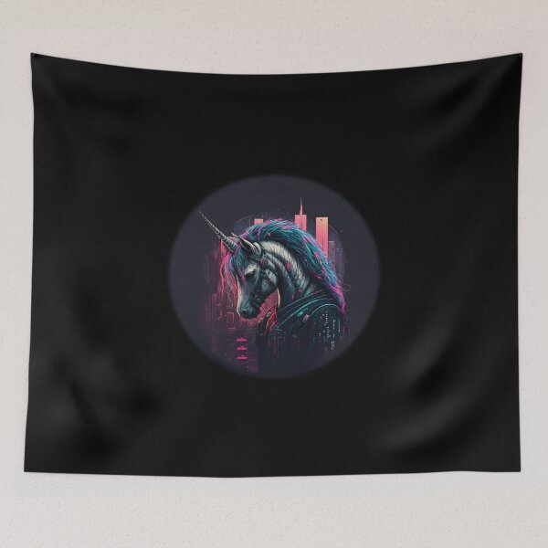 Item preview, Tokyo Tech Urban Neon Unicorn designed and sold by Mobius Spot Collective.