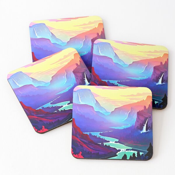 Item preview, Mountain River Perspective: Aesthetic Wall Art Piece designed and sold by supeart.