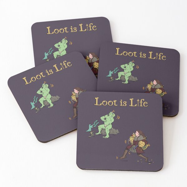Item preview, Loot is life d&d  designed and sold by Emma Raven.