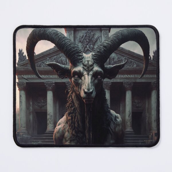 Item preview, Baphomet with Ancient Temple , Dark Attitude , Trending designed and sold by Dualism619.