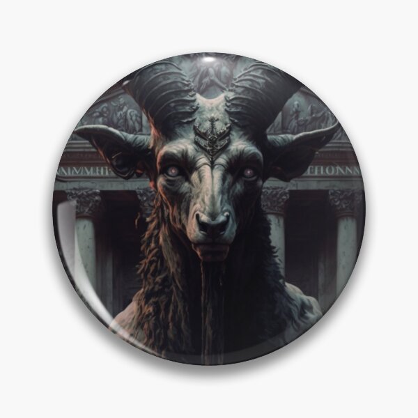 Item preview, Baphomet with Ancient Temple , Dark Attitude , Trending  designed and sold by Dualism619.