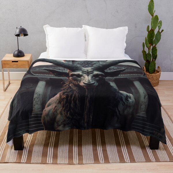 Item preview, Baphomet with Ancient Temple , Dark Attitude , Trending  designed and sold by Dualism619.