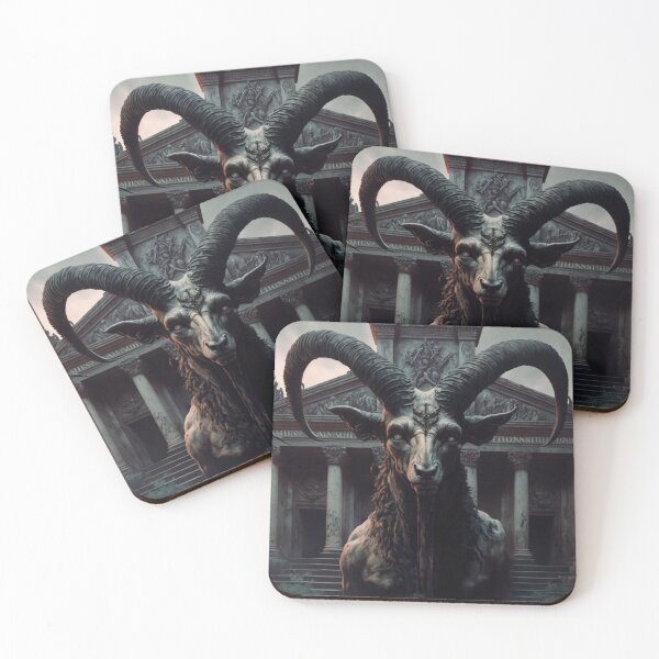 Item preview, Baphomet with Ancient Temple , Dark Attitude , Trending  designed and sold by Dualism619.