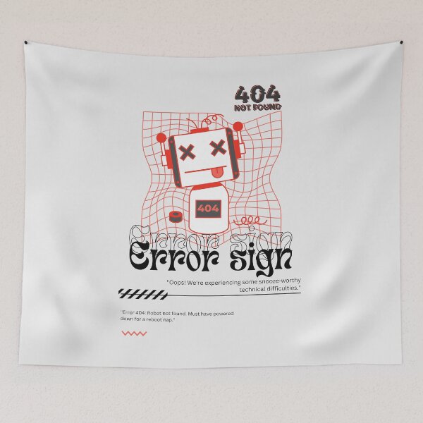 Item preview, Error Sign designed and sold by aoichan3939.