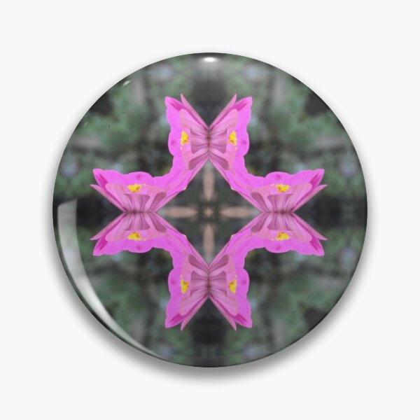 Item preview, Zinnia Flower Butterfly Kaleidoscope Pattern (Seamless) 7 designed and sold by Swabcraft.
