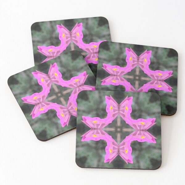 Item preview, Zinnia Flower Butterfly Kaleidoscope Pattern (Seamless) 7 designed and sold by Swabcraft.