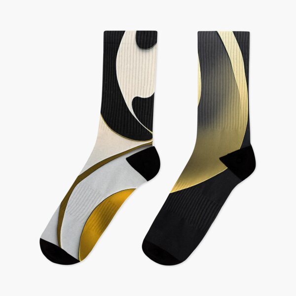 Item preview, Yin Yang  Gold Black White designed and sold by Athena Milonas.