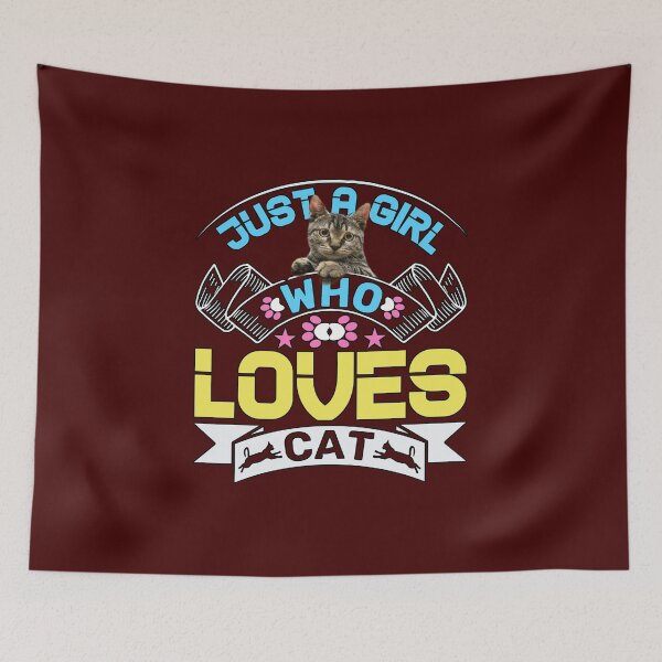 Item preview, Just A Girl Who Loves Cat Essential designed and sold by TargetBox.