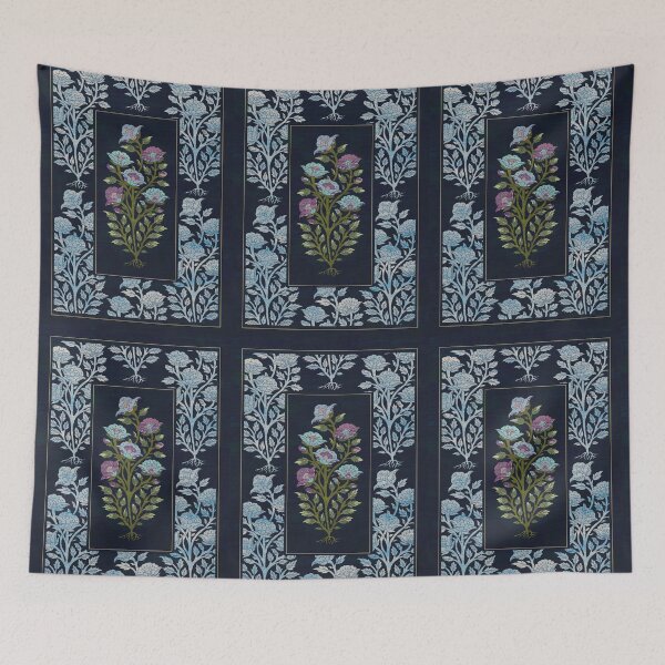 Item preview, Rose garden (indigo) designed and sold by grendgallery.