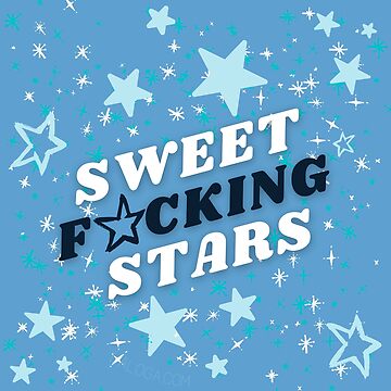 Artwork thumbnail, Sweet Effing Stars blanket by laloga