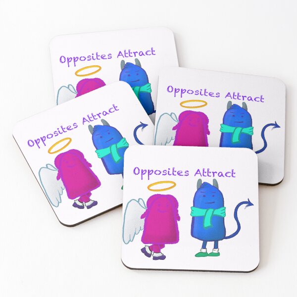 Item preview, Opposites Attract designed and sold by Staticfax Designs.